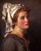 Jacques-Louis David Louis David Portrait Of A Young Woman In A Turban Spain oil painting artist